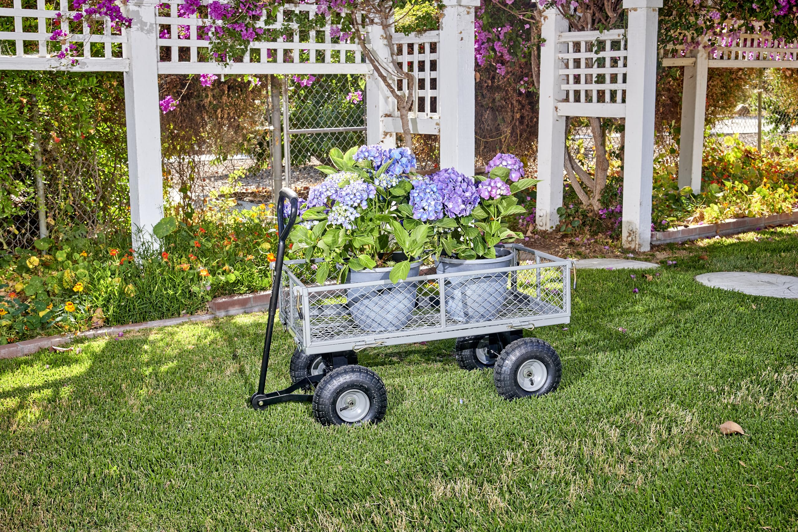 Amazon.com : Corona Metal Landscape Cart 400 Pound Capacity Fold